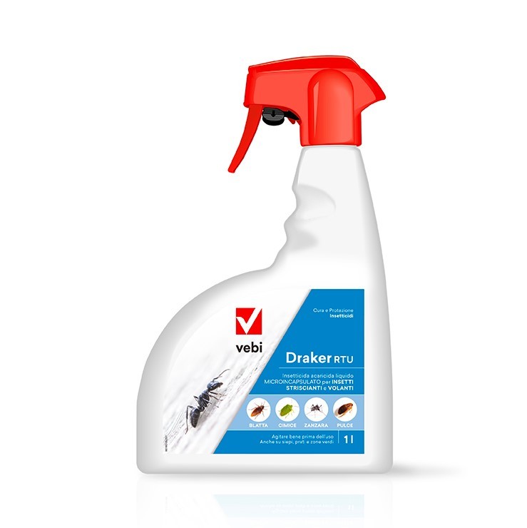  INSETTICIDA SPRAY Zanzare Mosche Cimici Formiche Pulci 1 LT - Foto 1 di 1